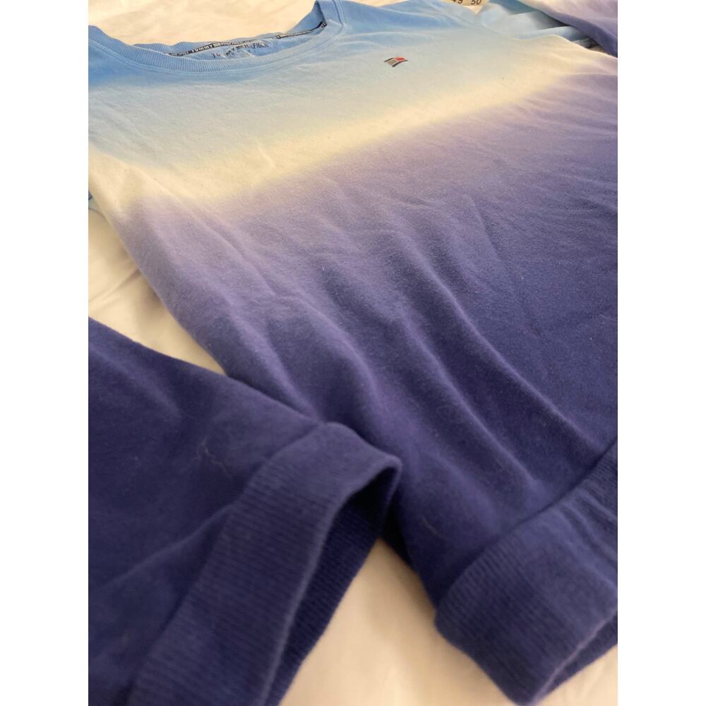 Athleisure Wear Active Wear Blue Ombre Sweatshirt